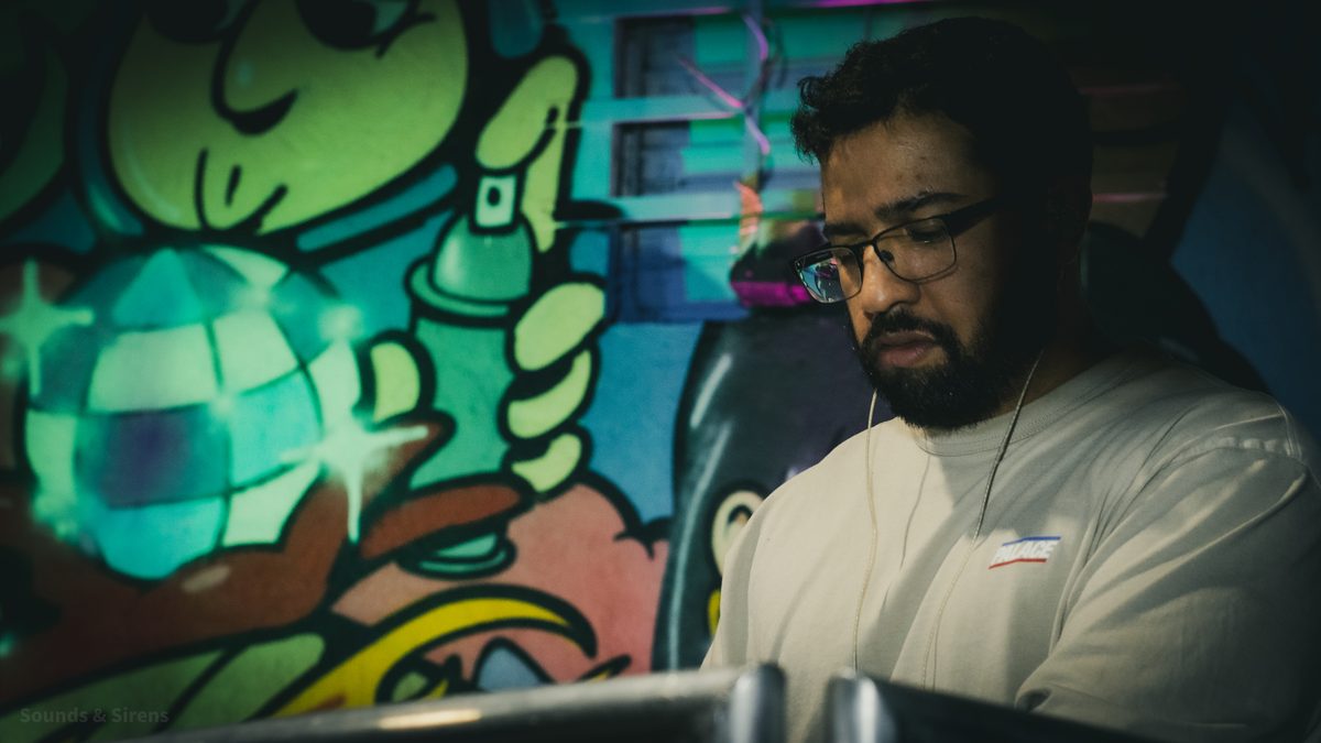 Mr. Pynk DJing at BXB