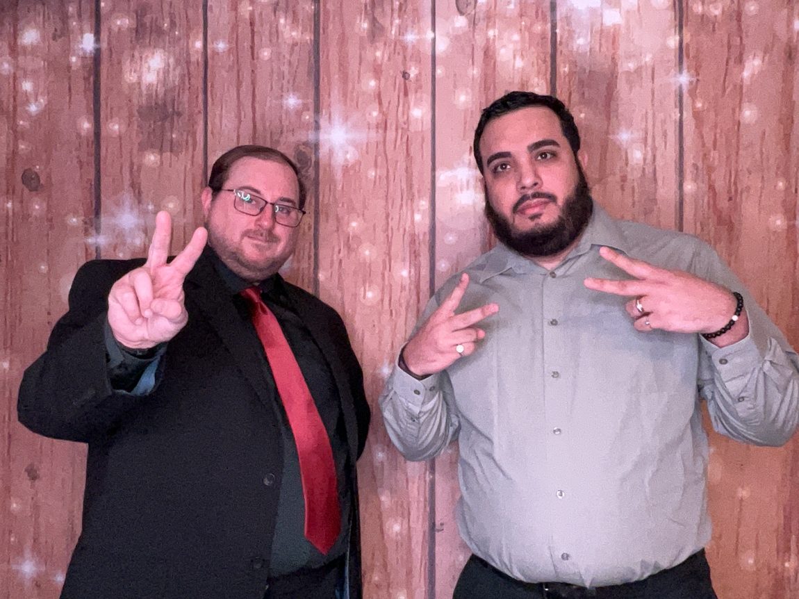 Mike and Dubby DJing